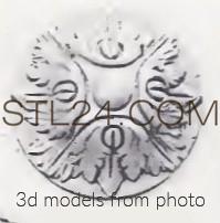 Розетки (ROSETTE_1341 -  | 3D model 3DSMAX / OBJ / STL) 3D модель для ЧПУ станка